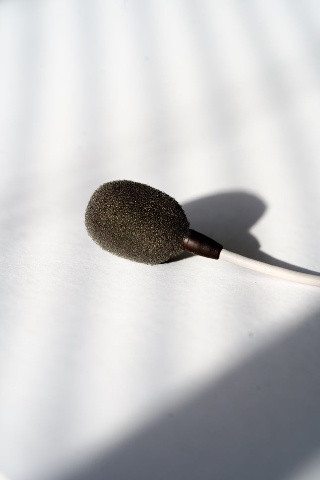 Lavalier Mic Foams - Black, Pack of 5