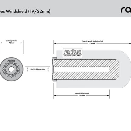 18cm Nimbus Windshield (19/22)