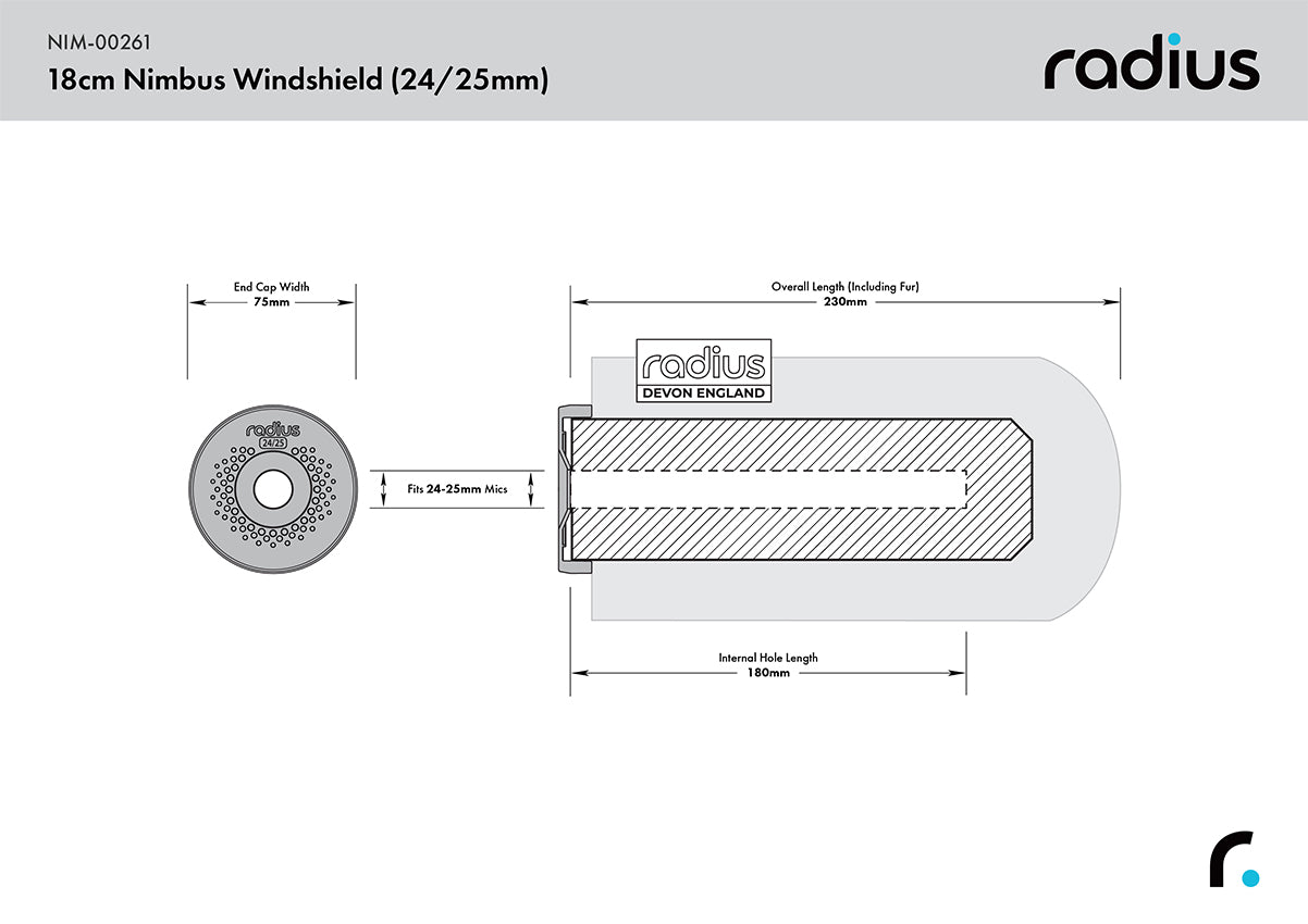 18cm Nimbus Windshield (24/25)