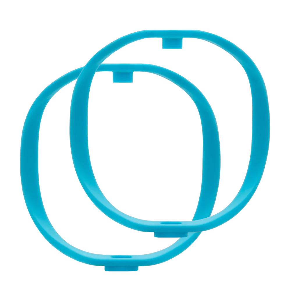 Pair of RAD-1 Hoops, Soft Firmness (Light Blue - Hoops Only)