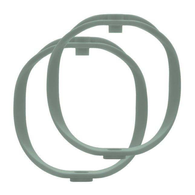 Pair of RAD-2 Hoops, Extra Soft 55-Shore (Dark Green - Hoops Only)